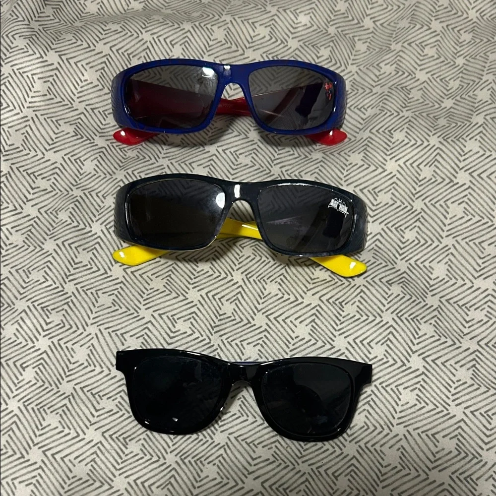 Set of Three Stylish Boys Sunglasses